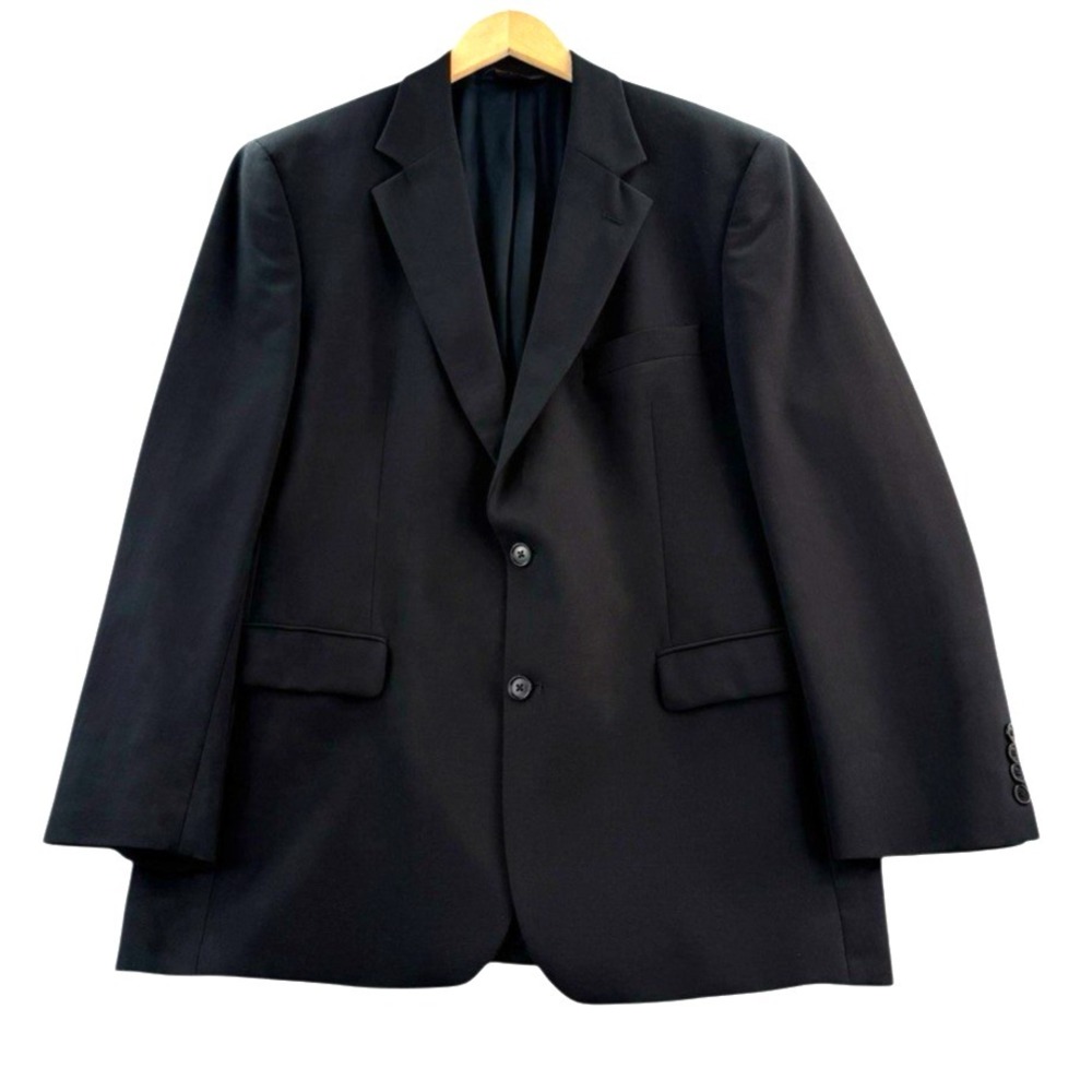 Brooks Brothers Stretch 346 Black Sport‎ Coat Mens 42R Wool Blend Blazer Jacket